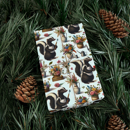 Eco-Friendly Skunk Florist Wrapping Paper | Greenguard Ink & Recycled Materials