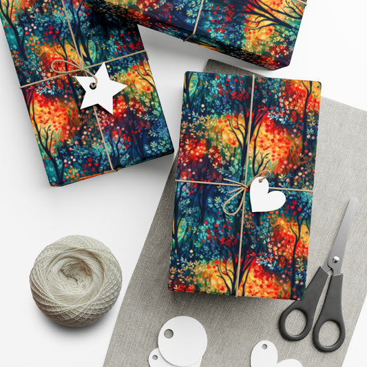 Rainbow Forest - Eco-Friendly Gift Wrapping Paper