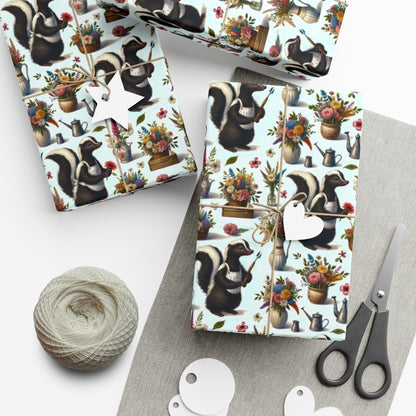 Eco-Friendly Skunk Florist Wrapping Paper | Greenguard Ink & Recycled Materials